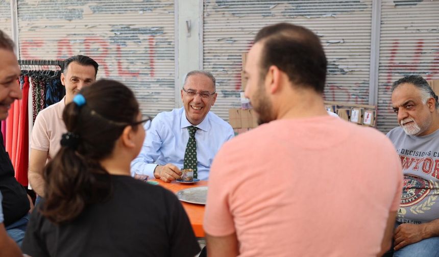 Başkan Yapar'dan Antakya Esnafına Moral Ziyareti