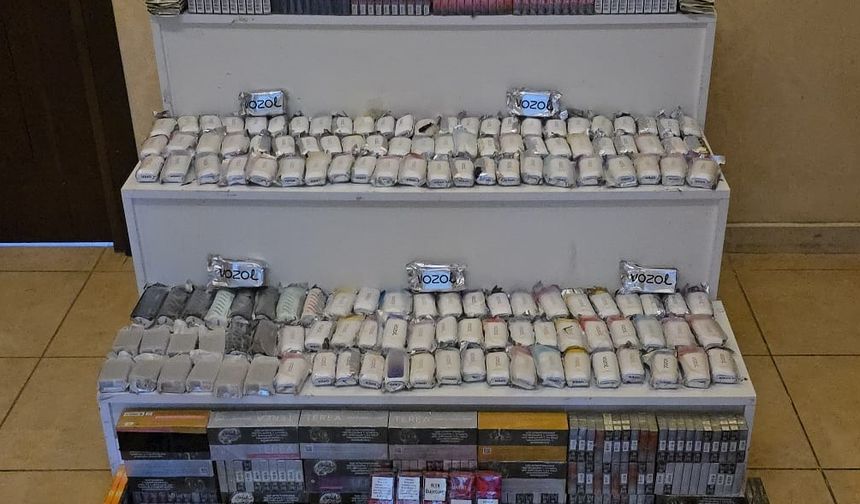 Osmaniye'de gümrük kaçağı sigara ele geçirilen yolcu otobüsünün sürücüsü gözaltına alındı
