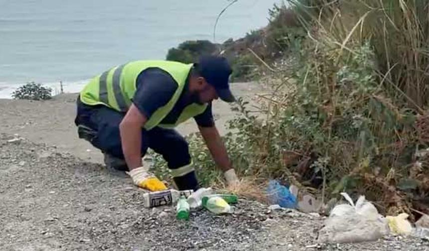 Samandağ-Arsuz Yolunda Yangın Önlemi Temizliği!