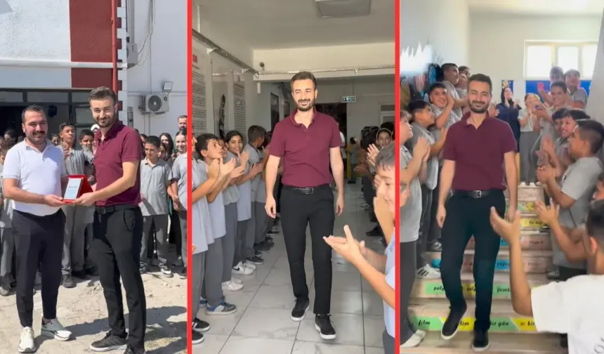 Kumlu Ortaokulu’nda Unutulmaz Veda Töreni