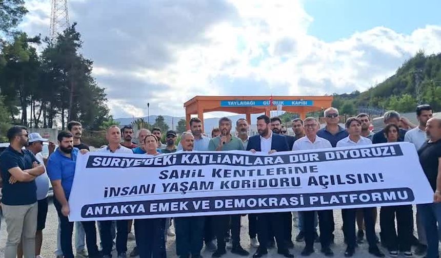 Hatay’dan Gazze ve Suriye İçin Ortak Çağrı!