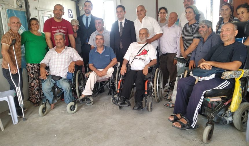 Kaymakam Oğuz Cem Murat’tan Engelliler Derneğine Ziyaret
