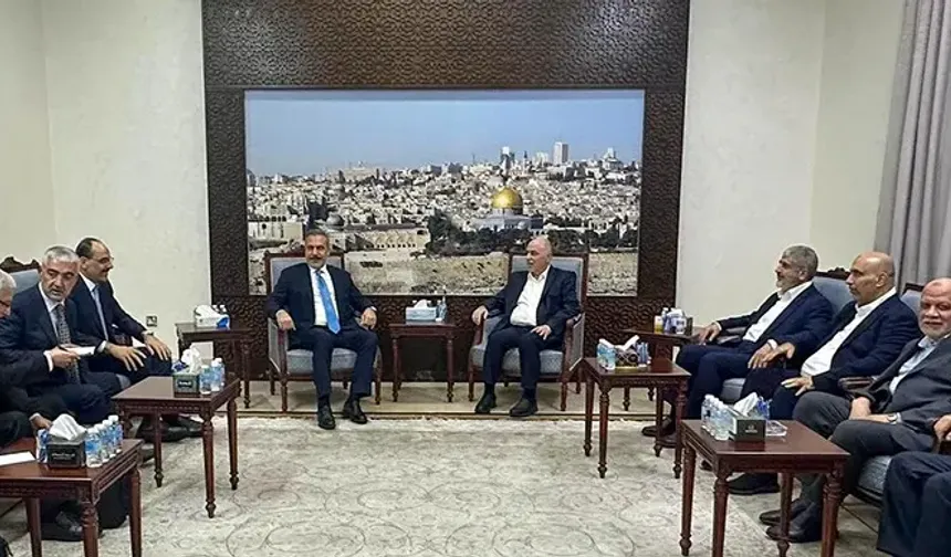 Fidan ve Kalın, Hamas Liderleriyle Görüştü