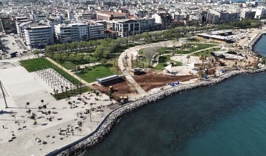 İskenderun sahilinde düzenleme ve yenileme projesi sürüyor