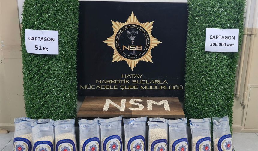 Hatay'da Şoke Eden Operasyon !  306 Bin Uyuşturucu Hap Ele Geçirildi