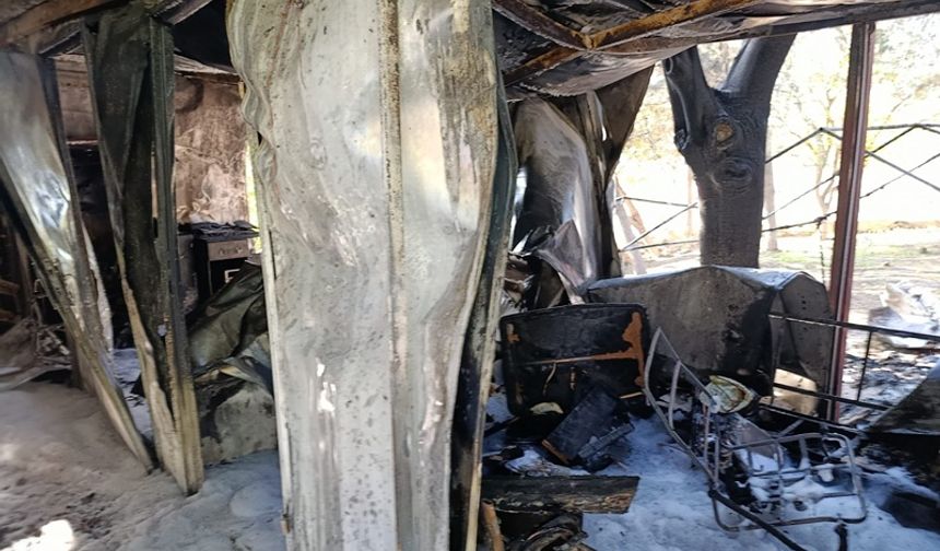 Hatay’da KESK–TTB Koordinasyon Alanında Yangın