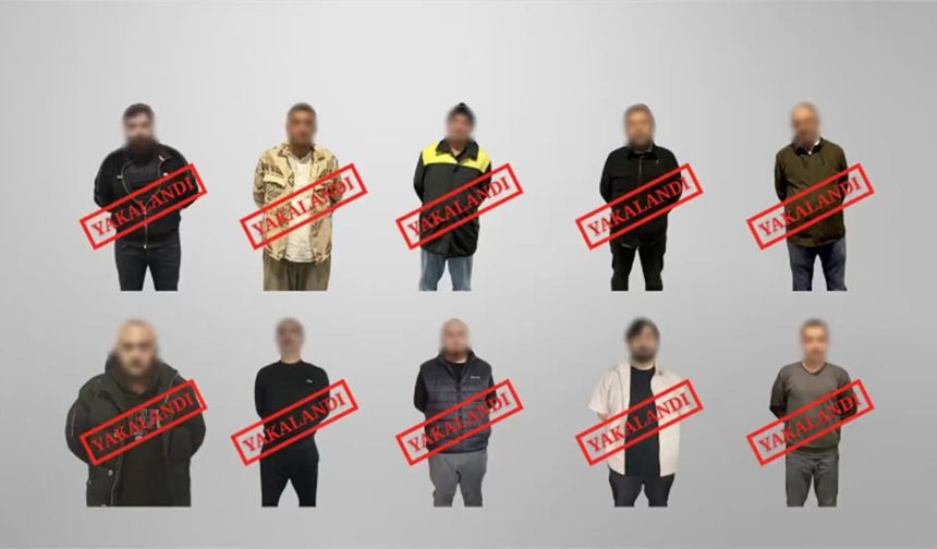 Kırmızı bülten ve ulusal seviyede aranan 10 suçlu Türkiye'ye getirildi