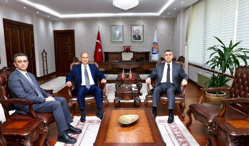 Tarım ve Orman Bakan Yardımcısı Polat, Vali Toros'a ziyarette bulundu