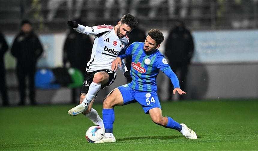 Beşiktaş, Süper Lig'de yarın Çaykur Rizespor'u ağırlayacak
