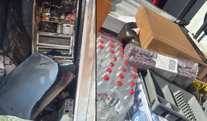 Hatay’ın Çilem Ablası Yangın Mağduru Depremzedelerin Yanında