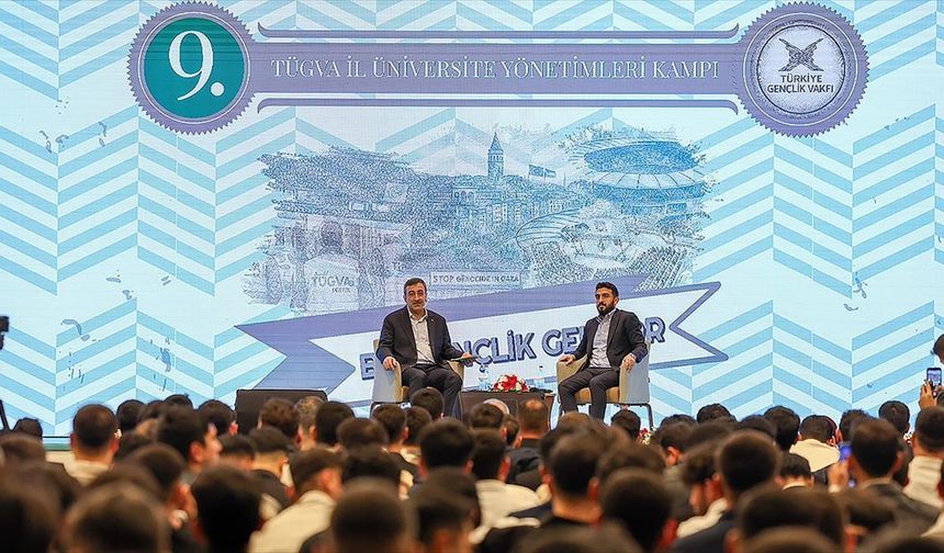 Cumhurbaşkanı Yardımcısı Yılmaz'dan TÜGVA İl Üniversite Yönetimleri Kampı'na ilişkin paylaşım