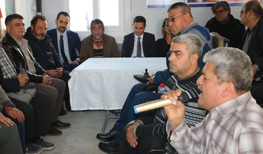 Kaymakam Oğuz Cem Murat’tan Engelliler Derneği’ne Moral Ziyareti