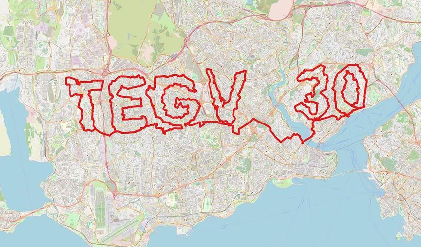 İstanbul'un sokakları TEGV'nin 30. yılı için sanat hattına dönüştü