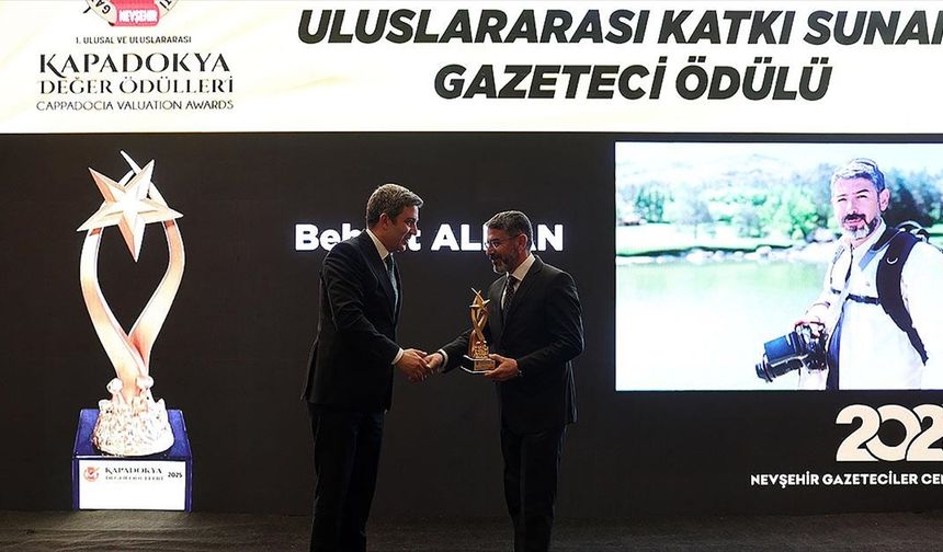 'Kapadokya Değer Ödülleri' sahiplerine verildi