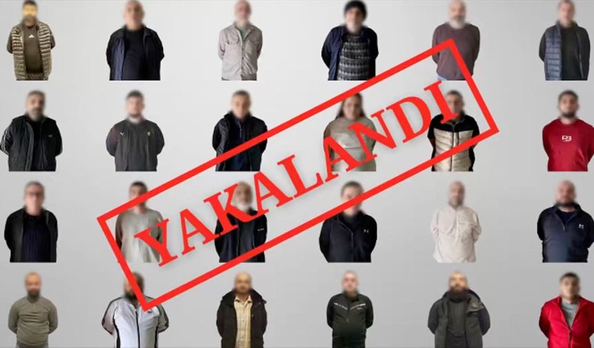Kırmızı bültenle, difüzyon mesajıyla ve ulusal seviyede aranan 24 suçlu Türkiye'ye getirildi