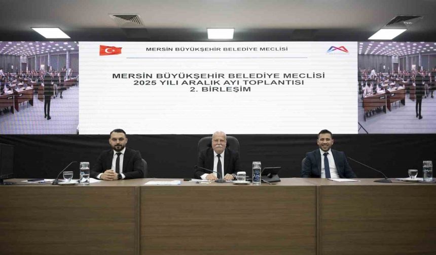 Mersin Büyükşehir Belediye Meclisinde 20 madde görüşüldü