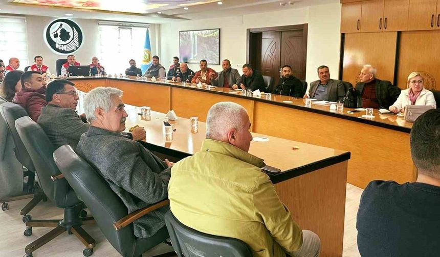 Mersin'de zeytinyağı ve sofralık zeytin üretimi bilgilendirme toplantısı