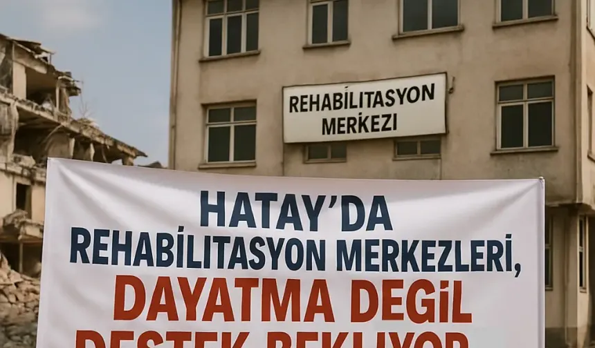 Hatay’da Rehabilitasyon Merkezleri, Dayatma Değil Destek Bekliyor!