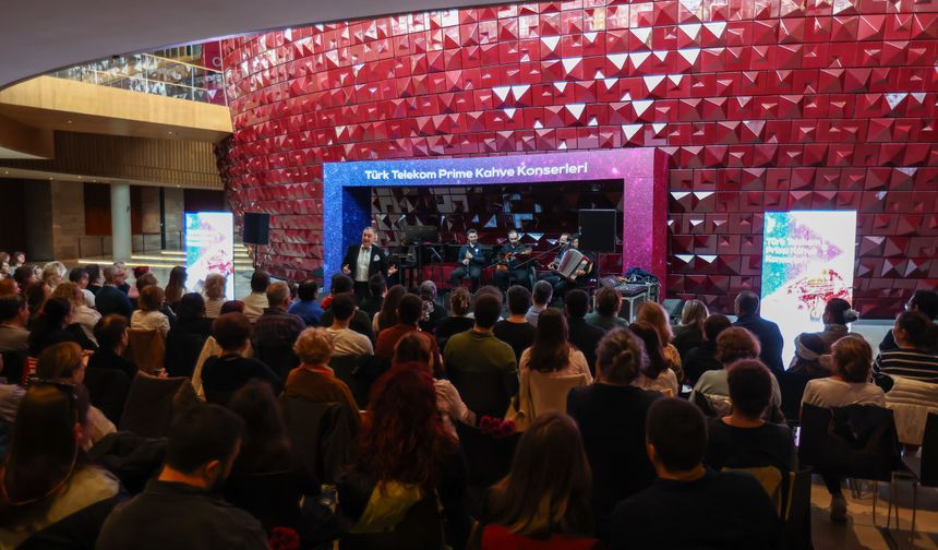 Türk Telekom Prime Kahve Konserleri müzikseverlerle buluşmaya devam ediyor