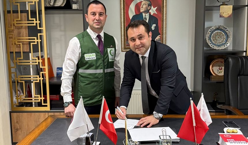 Yeşilay Osmaniye Şubesi ile Osmaniye Eczacı Odası arasında işbirliği protokolü imzalandı