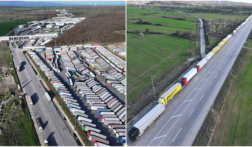 Yunan çiftçi eylemleri, Türk tarafında tır trafiğini olumsuz etkilemeye devam ediyor