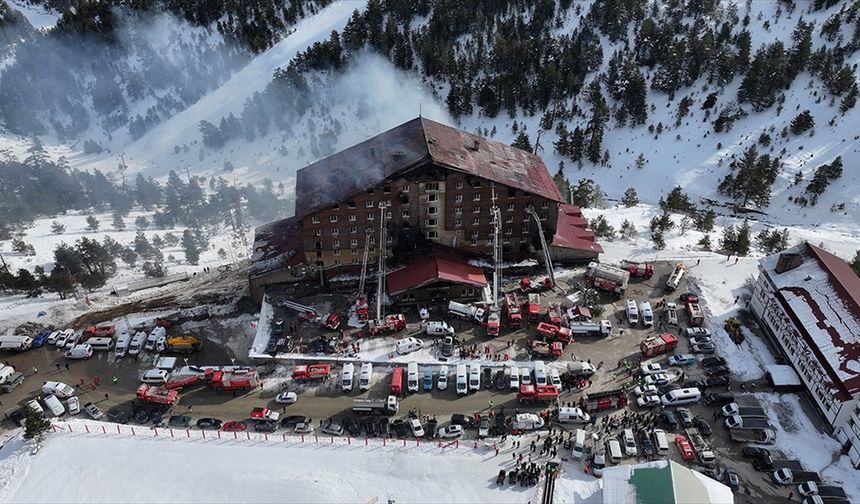 Bolu'da 78 kişinin hayatını kaybettiği otel yangını faciasının üzerinden 1 yıl geçti
