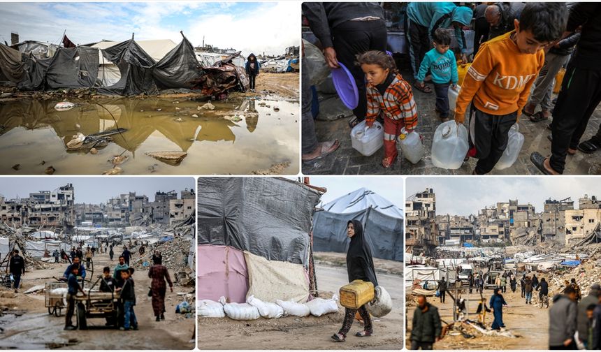 İsrail'in hayatı ve altyapıyı felç ettiği Gazze Şeridi'nin yüzde 85'i susuz