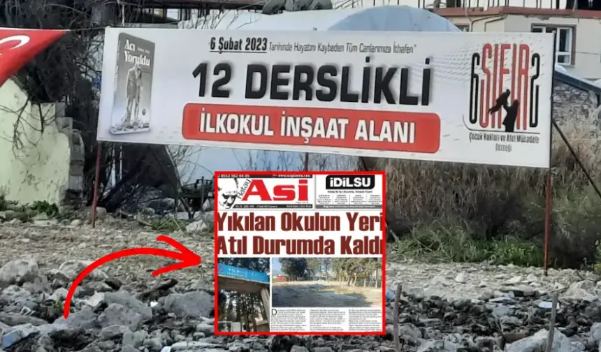 Haberini Yapıp Gündeme Taşıdık: O Okulun Temeli Atıldı!