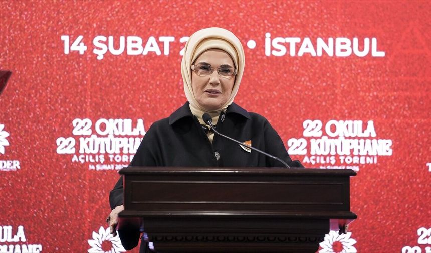 Emine Erdoğan: Millet Kütüphanesi, ülkemizde kütüphanecilik alanında yeni bir dönemin miladı oldu