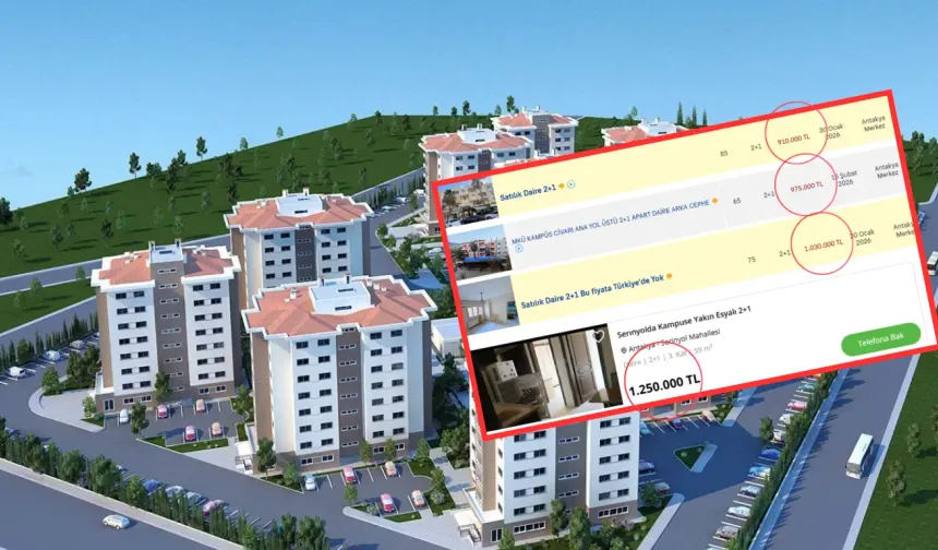 Hatay’da Ev Fiyatları Çakıldı ! Konutta Sert Gerileme