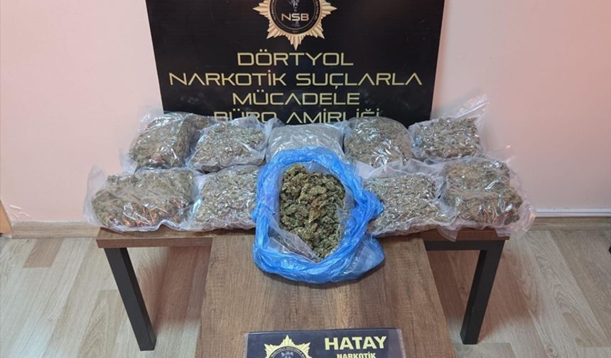 Hatay'da bir tırda 5 kilo 450 gram uyuşturucu ele geçirildi