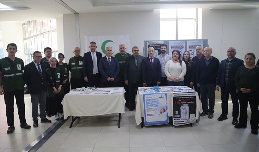 Hatay'da Dünya Sigarayı Bırakma Günü'nde farkındalık etkinliği düzenlendi