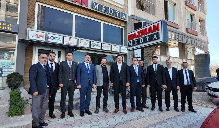 Yeniden Refah Partisi’nden Mazman Medya’ya Ziyaret