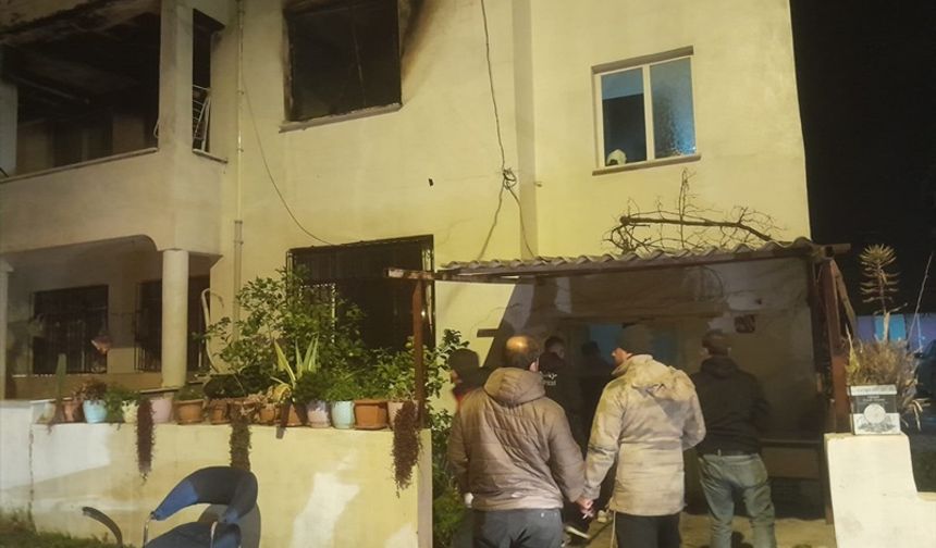 Samandağ'da evde çıkan yangın söndürüldü