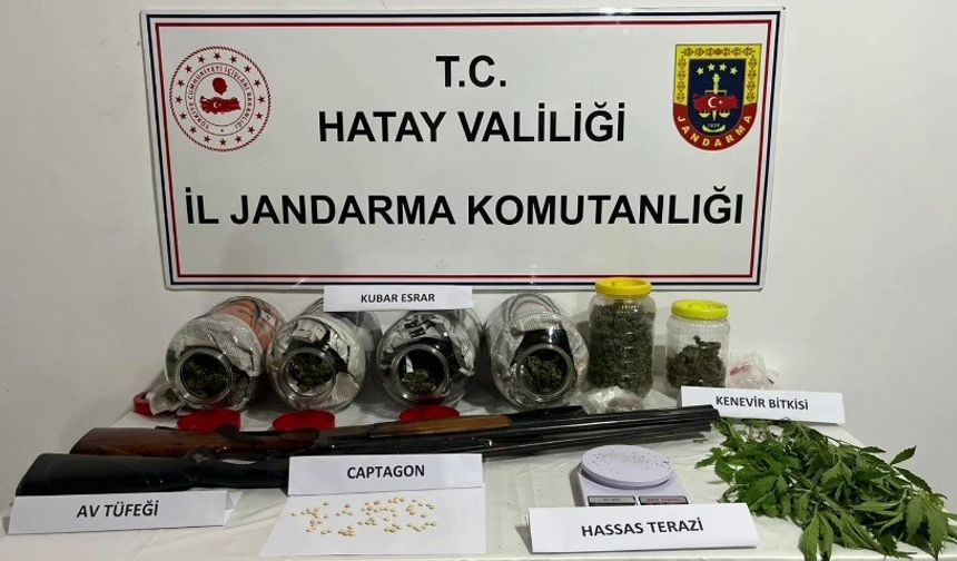 Hatay'da Turşu bidonunda uyuşturucu ticareti