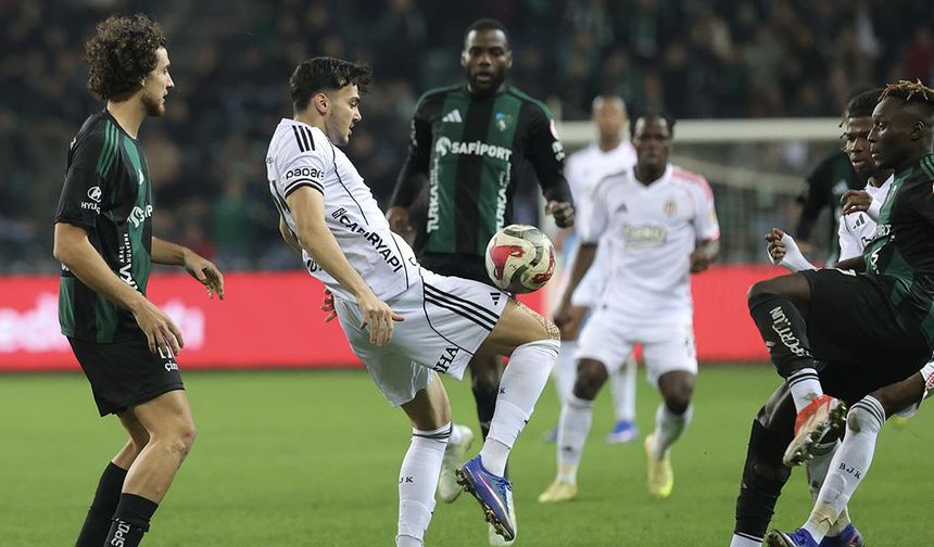 Ziraat Türkiye Kupası'nda Kocaelispor ile Beşiktaş 1-1 berabere kaldı