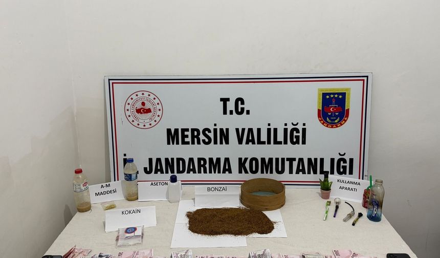 Anamur ilçesinde uyuşturucu operasyonunda yakalanan zanlı tutuklandı