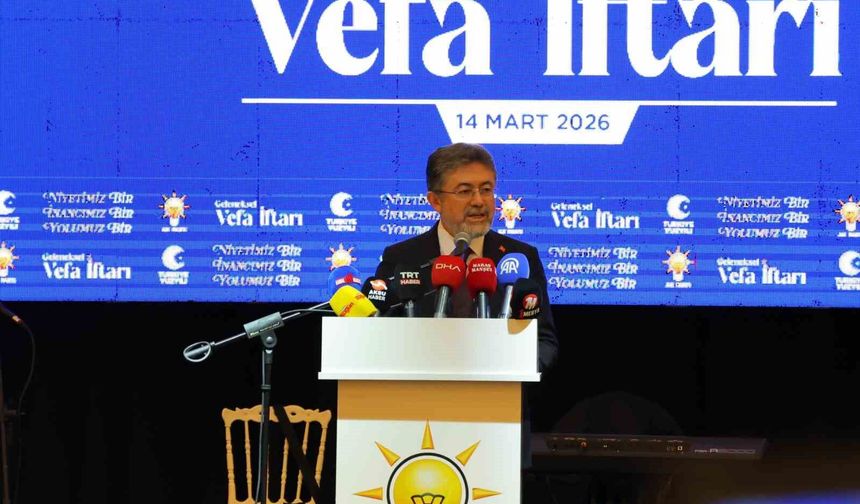 Bakan Yumaklı: 'Biz bölgemizde huzurun hakim olmasını isteyen bir ülkeyiz'