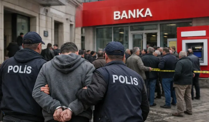 Hatay'ın Yayladağı İlçesinde Banka Soygunu!