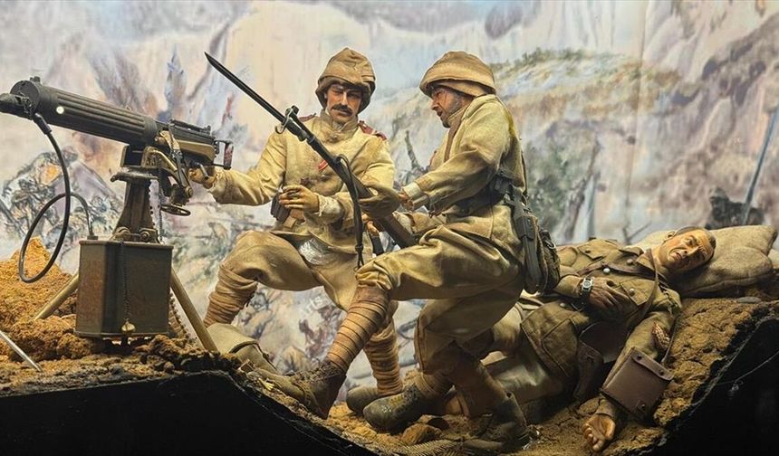 Çanakkale Savaşları'nın bilinmeyen yönleri, Hisart Canlı Tarih Müzesi'nde sergileniyor