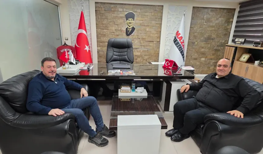 Başkan Aydın’dan HGC Başkanı Mazmanoğlu'na Nezaket Ziyareti