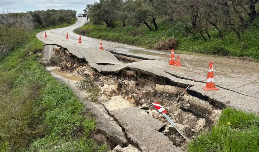 Hataylılara Uyarı: Altınkaya-Büyükburç Arasında Yol Çöktü!