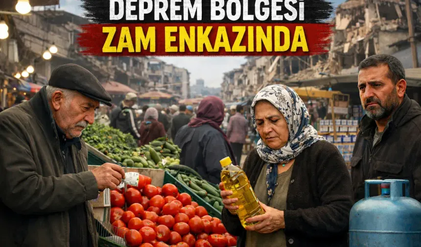 Deprem Bölgesi Zam Enkazında Kaldı!