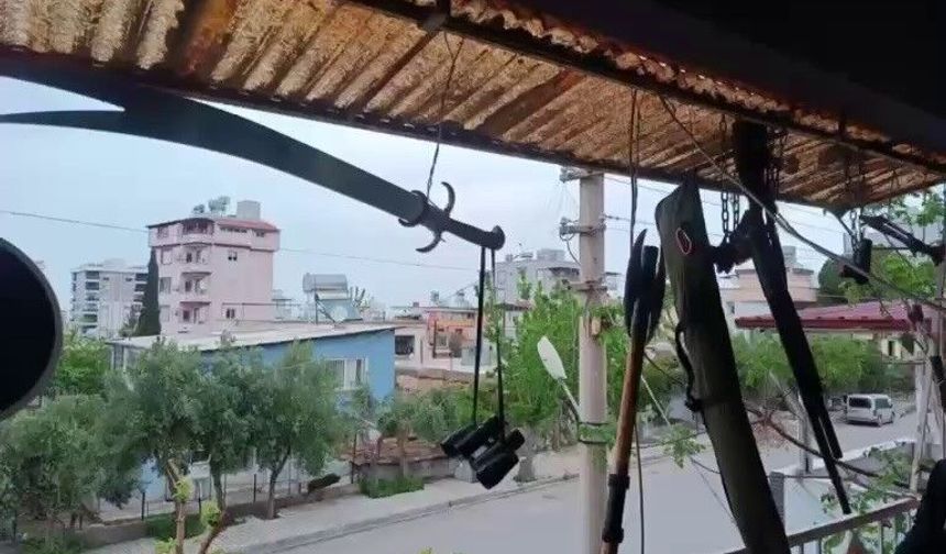 Balta Ve Kılıç Sergiledi! Hatay’da Şaşkına Çeviren Görüntü