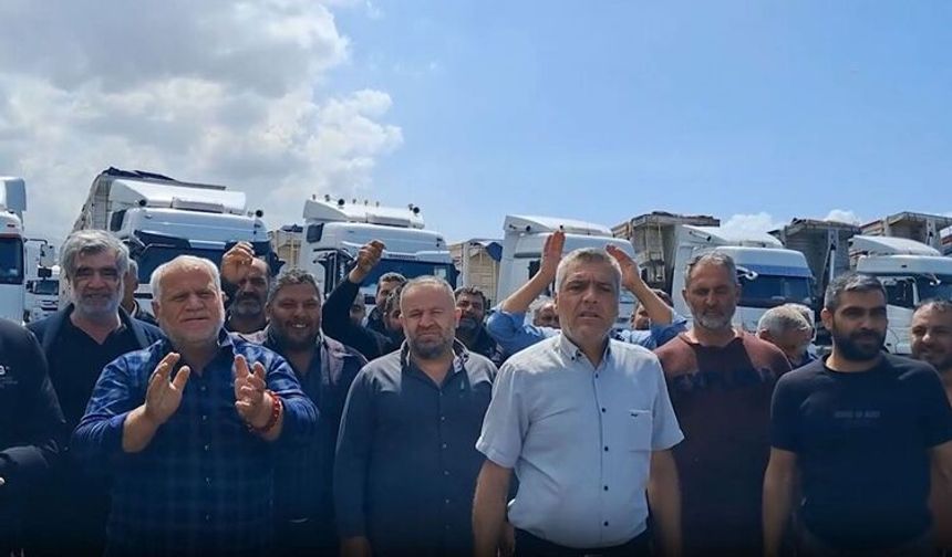 Hatay’da Irak Hattında Kriz: 800 TIR Şoförü Kontak Kapattı