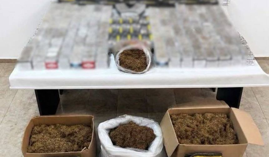 Antalya'da kaçak tütün operasyonunda 1 şüpheli gözaltına alındı
