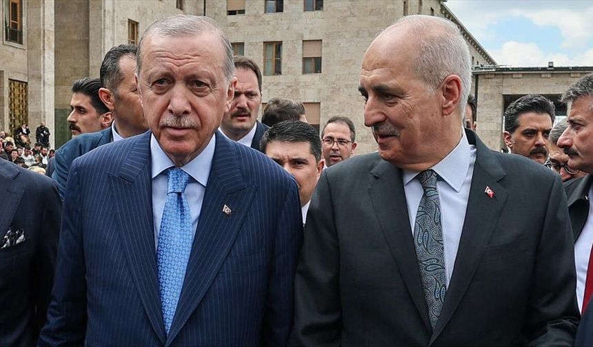 Cumhurbaşkanı Erdoğan, TBMM Başkanı Kurtulmuş ile görüştü