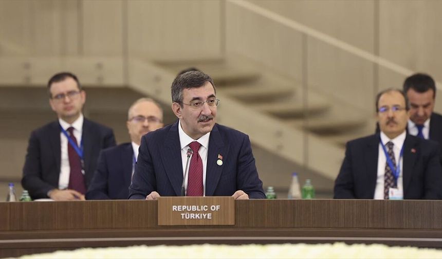 Cumhurbaşkanı Yardımcısı Yılmaz: Türk devletleri arasındaki bağlantıların güçlendirilmesi stratejik öneme haizdir