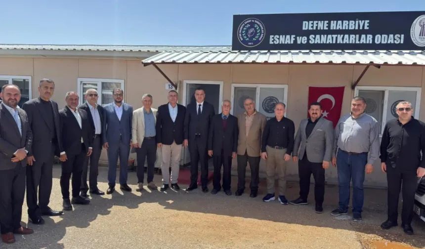 HESOB’tan Defne Esnafına Ziyaret