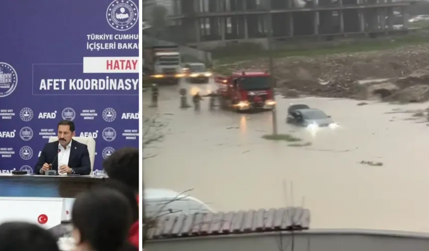 Hatay’da Sel Alarmı: AFAD Kriz Masası Acilen Toplandı